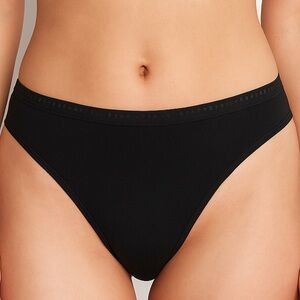 Victoria’s Secret Cotton Bikini Panty Black Large